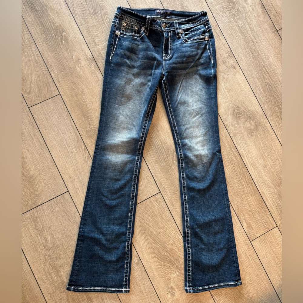Miss Me Mid-Rise Bootcut Jeans